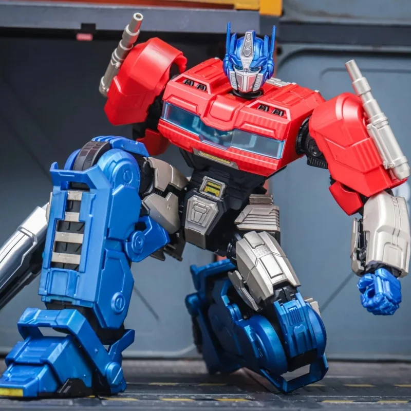 New Blokees Genuine Transformers One Legendary Edition Optimus Prime Action Figure Collect Assembly Model Desktop Ornament Gift