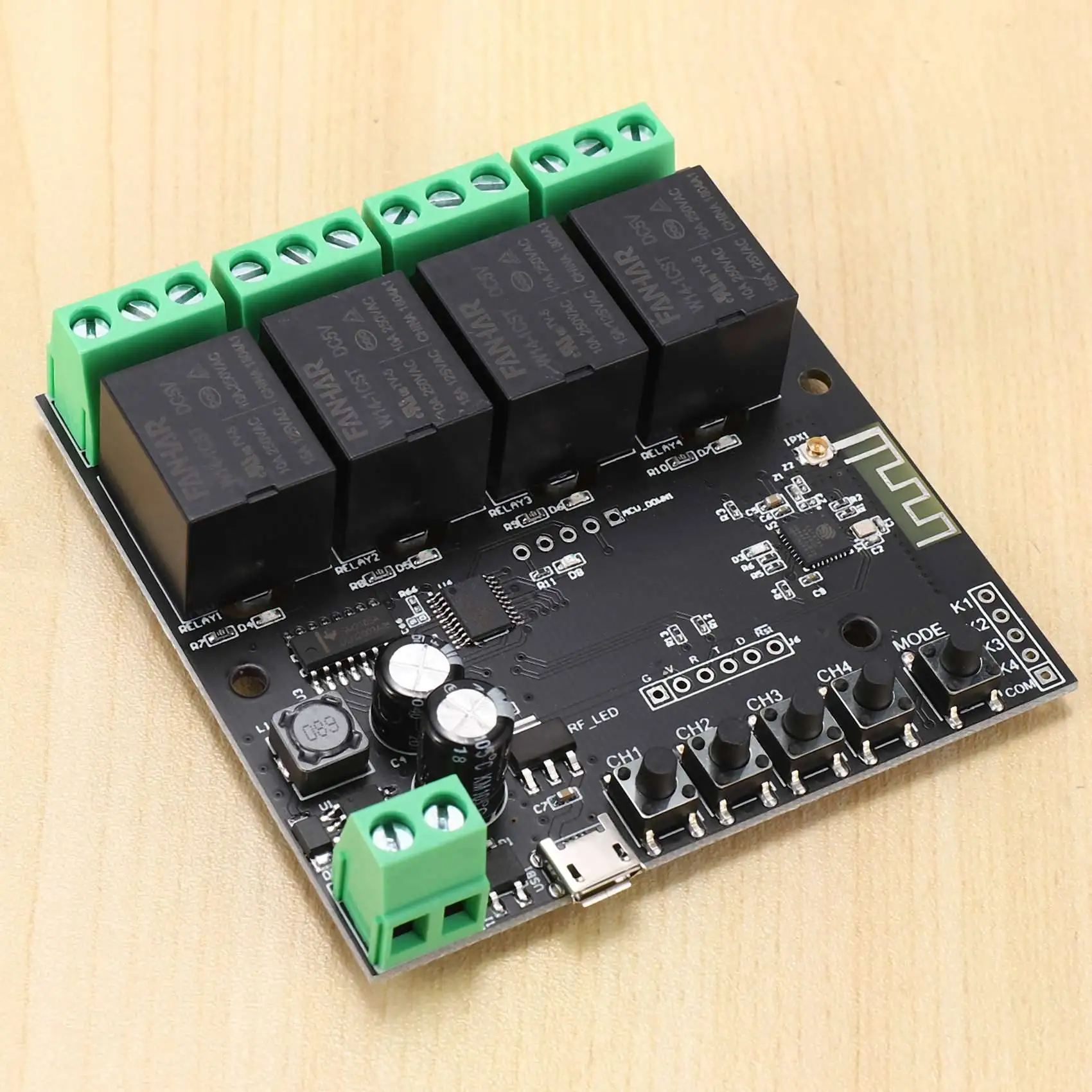 ABZW 3X 4CH Tuya Switch Wi-Fi Модуль переключателя Беспроводное реле Smart Life APP Дистанционное управление Умный таймер для умного домашнего переключателя