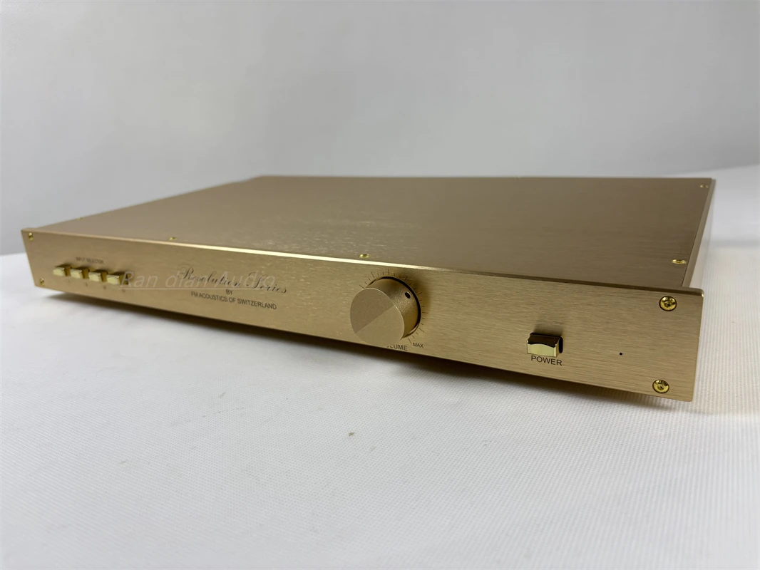 

Отличный HI END FM244 цепной транзисторный предусилитель HIFI-мониторинговый предусилитель. RCA * 4