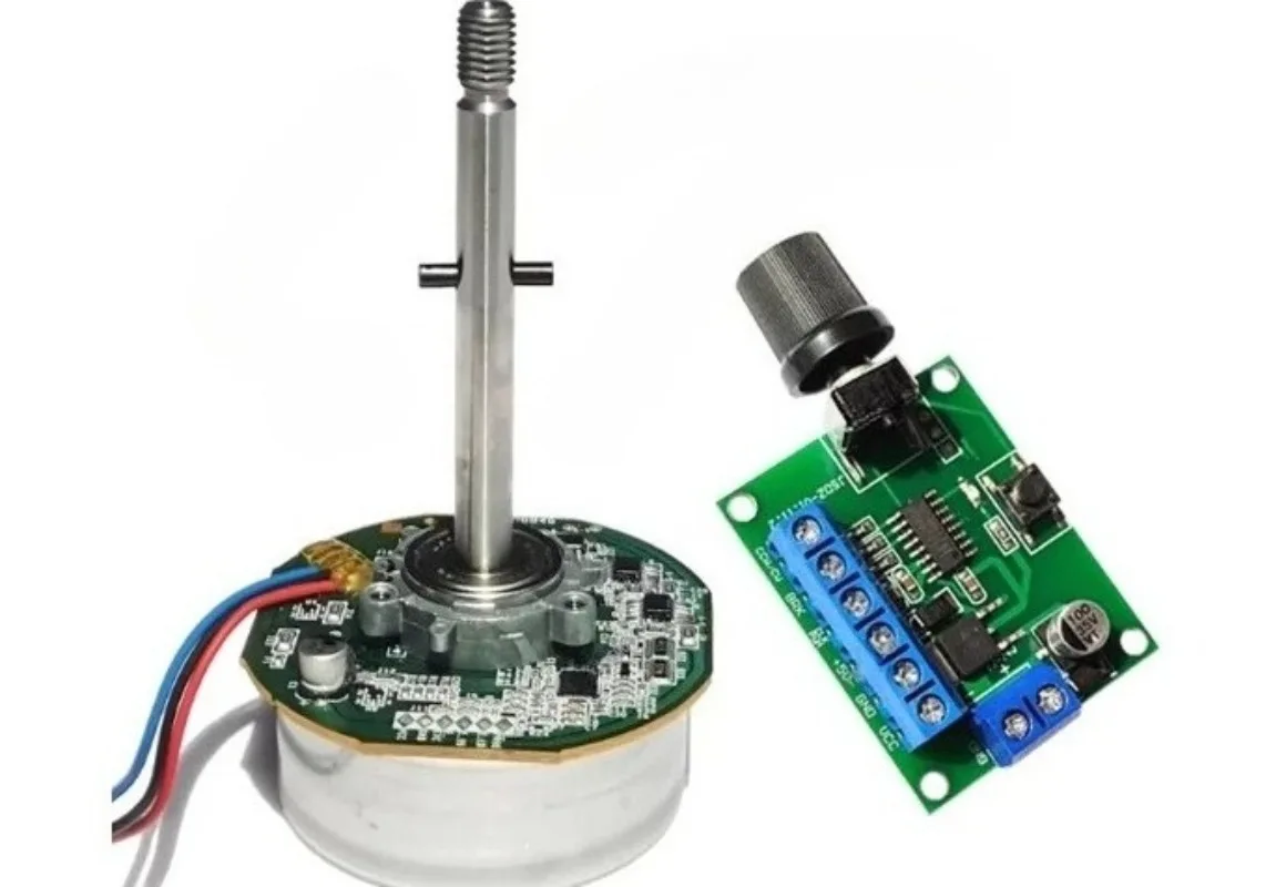 DC24V 38W Outer Rotor Brushless Motor,  Adjustable Speed Fan Motor