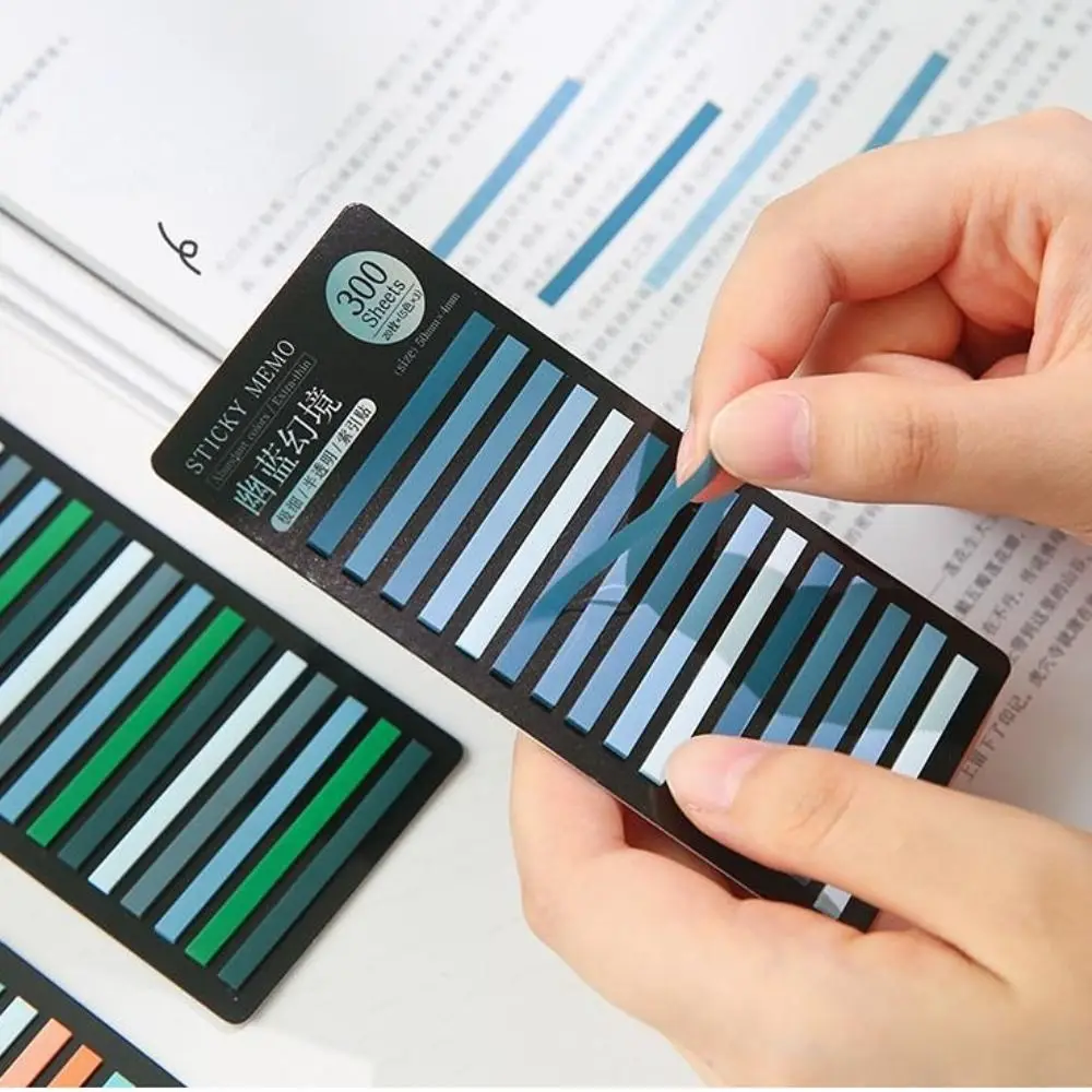 School Office Supplies Student DIY Decoration Sticky Notes Posted It Sticky Notes Label Bookmark Index Stickers Reading Label