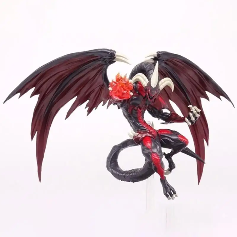 Em estoque genuíno yu gi oh duelo monstros dragão vermelho archfiend novo e fechado anime figura modelo coletor ornamento brinquedo presente