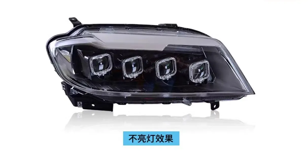 1pcs car accessories bupmer head light HAVAL H6 sport headlight daytime light Greatwall LED 2014~2016y fog Hover H6 headlamp