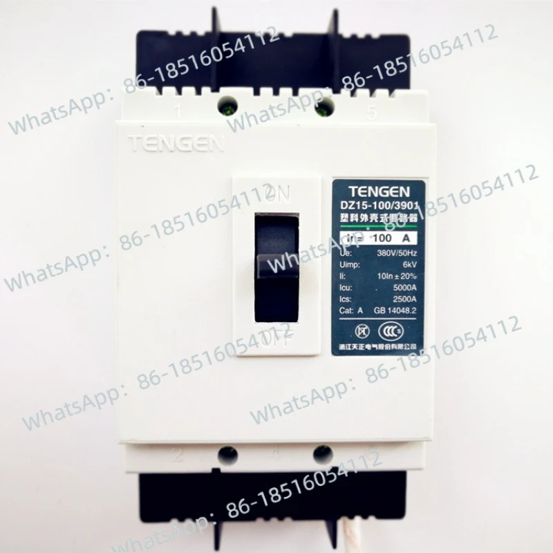 

DZ15-100/3901 Автоматический выключатель с пластиковым корпусом Бетономешалка Электрический блок управления Воздушный выключатель