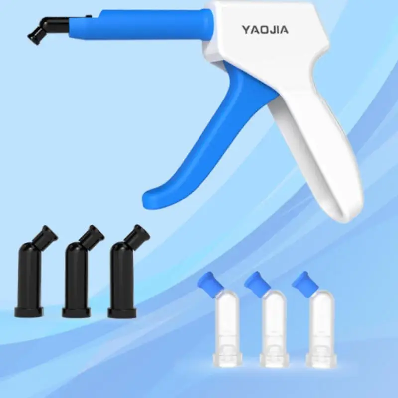 【Y】Dental Resin Applicator Injection Type Applier Capsule Tubes Plug Syringe Dispenser Composite Resin Pusher