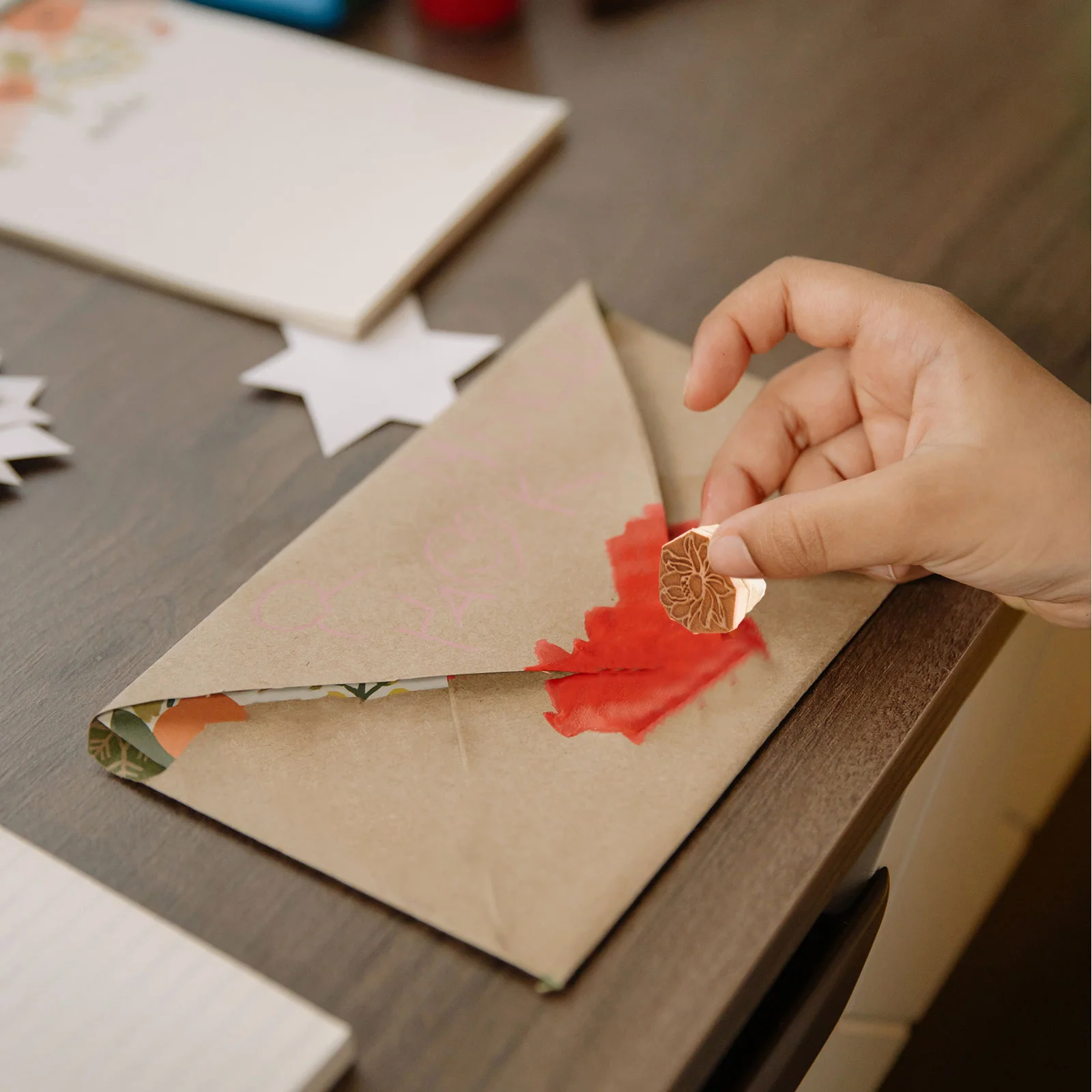 

Lotus Pattern Stamp Sponge Flower Diy Pottery Embossing Tool For Scrapbooking Card Making Fall Crafts Clay Stamping Art