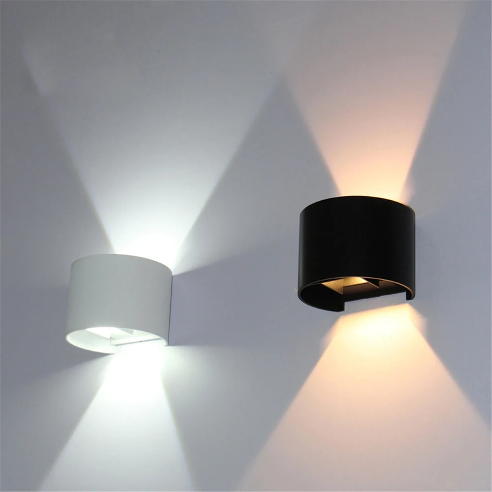 6W 12W LED Wall Lamp IP65 Waterproof Indoor & Outdoor Aluminum Wall Light Surface Mounted Cube LED Garden Porch Light