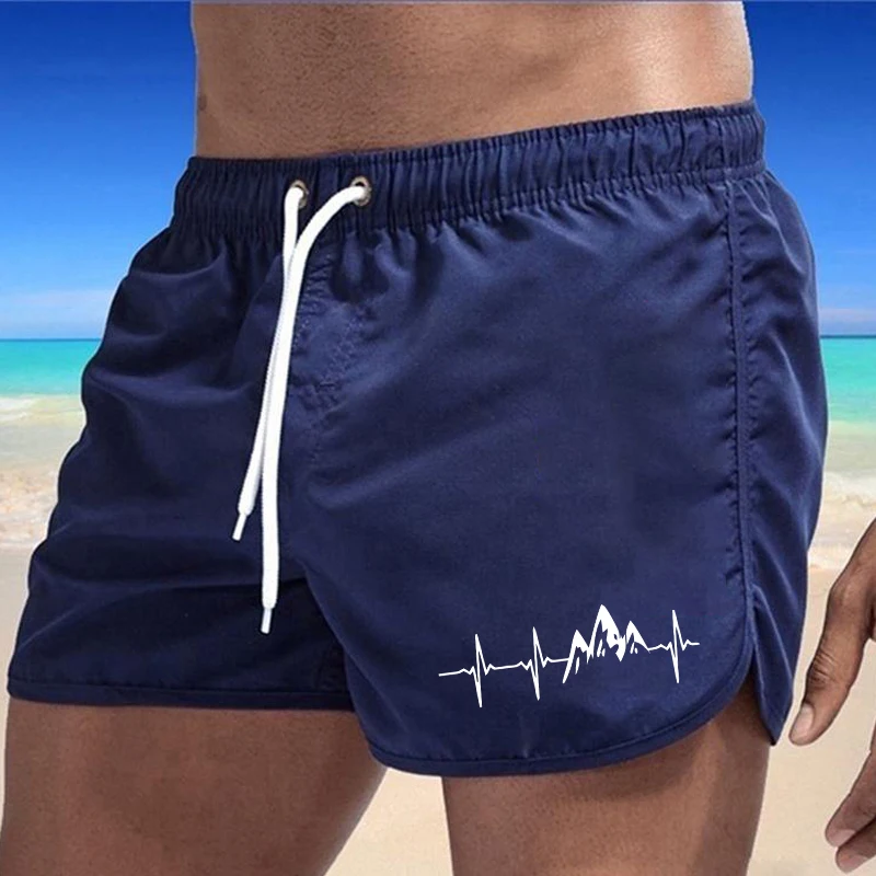 Summer Swimwear Men Slim Fit Swimsuit Boy Swim Suits Boxer Shorts Swimming Trunks Swimming Beachwear