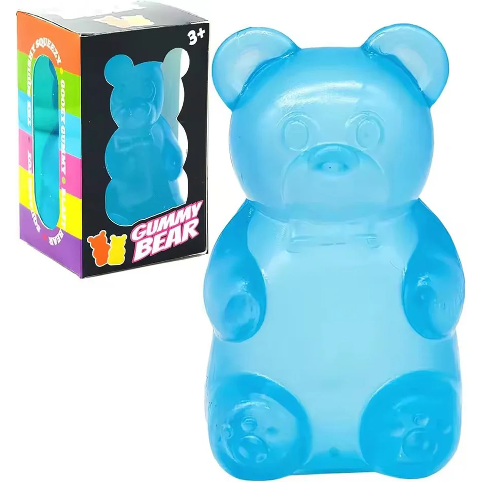 Cute Bear Nee Maltose Squeeze Toy Dough Colorful Sensory Toy Creative New Item Desk Decoration Stress Relief Doll