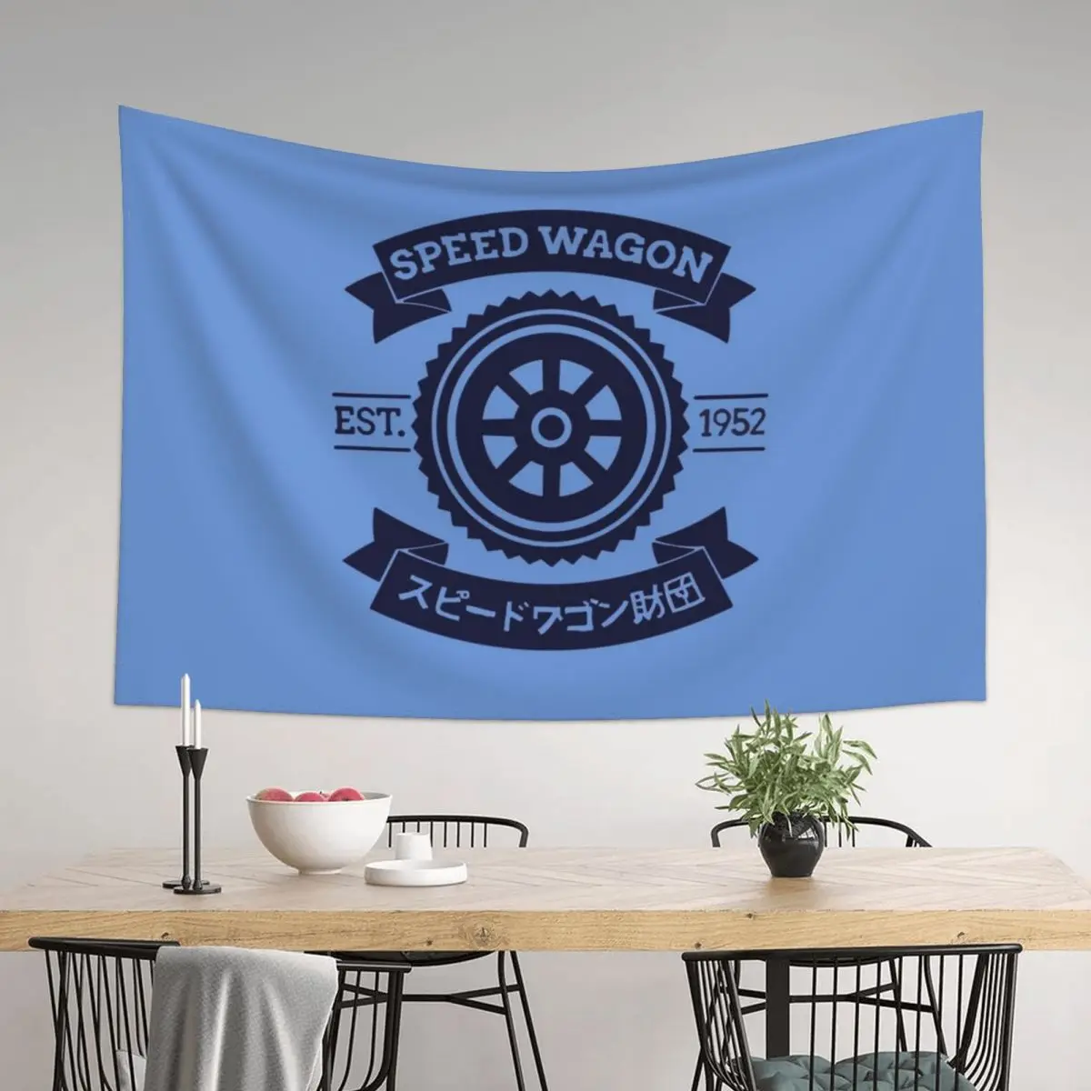 

Speedwagon Foundation Tapestry Aesthetic Room Decor Wall Decorations Aesthetic Room Decor Korean Tapestry
