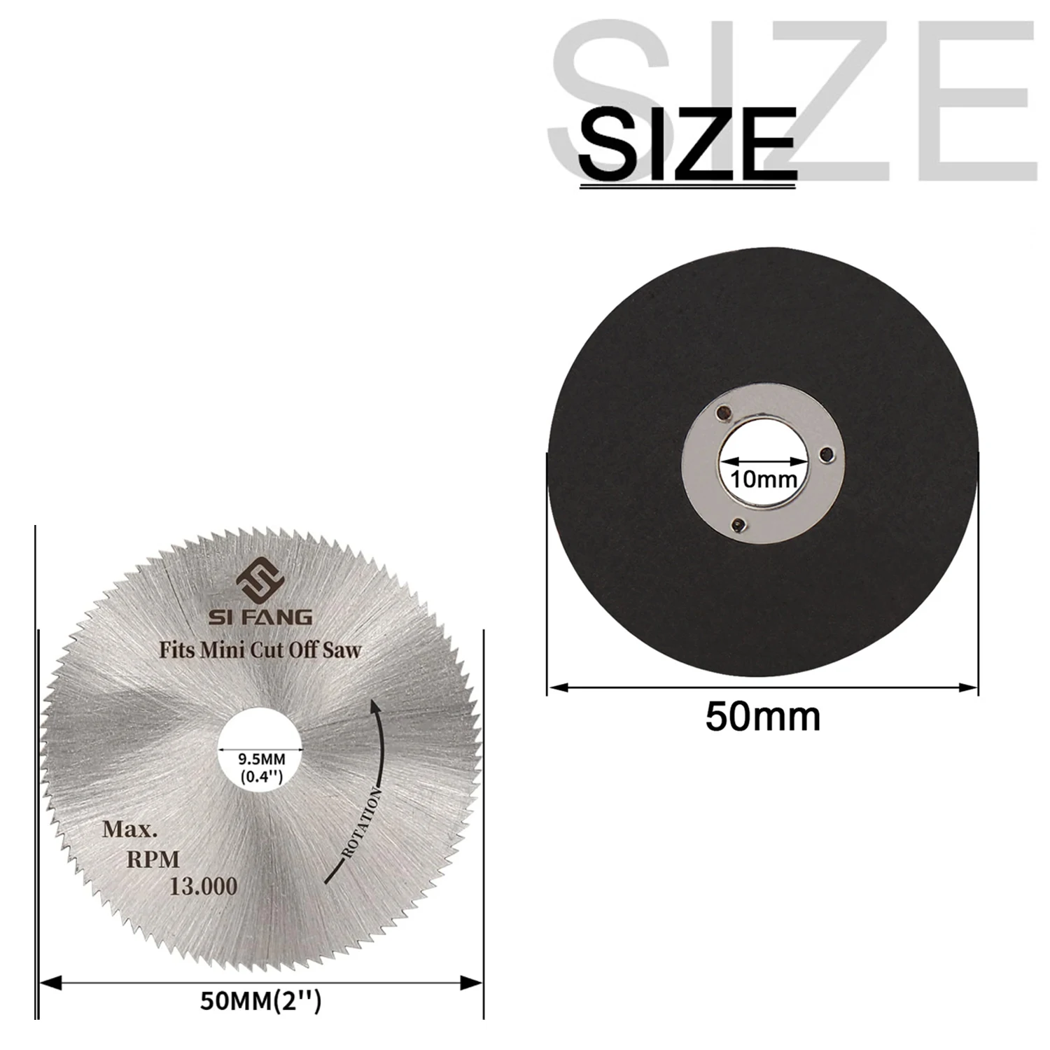 2 Inch 50mm Mini Circular Saw Blade HSS Cutting Disc Grinding Wheel For Angle Grinder Bench Cutting Machine Tool Accessories