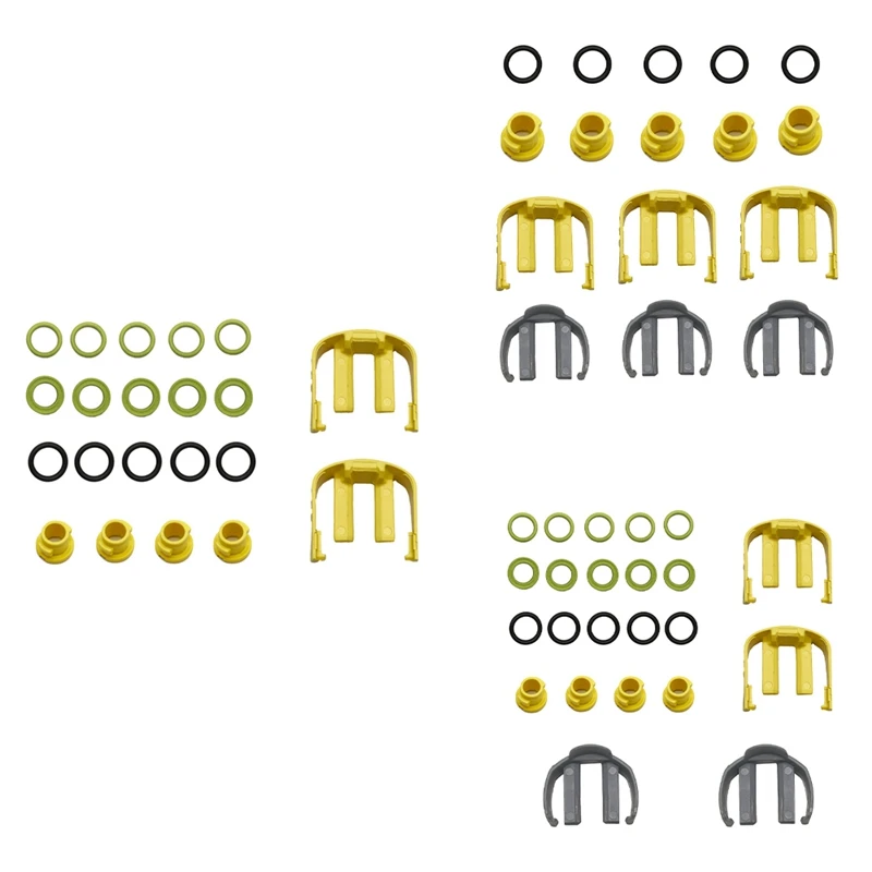 

Уплотнительное кольцо для насадки шланга Karcher Lance, запасное уплотнительное кольцо, желтые зажимы C, замена разъема для деталей Karcher K2 K3 K7