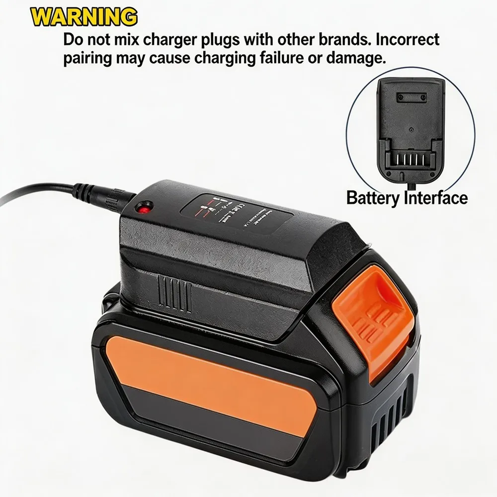 DW1418-MC Lithium Battery Charger With Indicator Charging For Dewalt 14.4V-18V Li-Ion Model DCB118 DCB107 DCB115 DCB112 DCB143