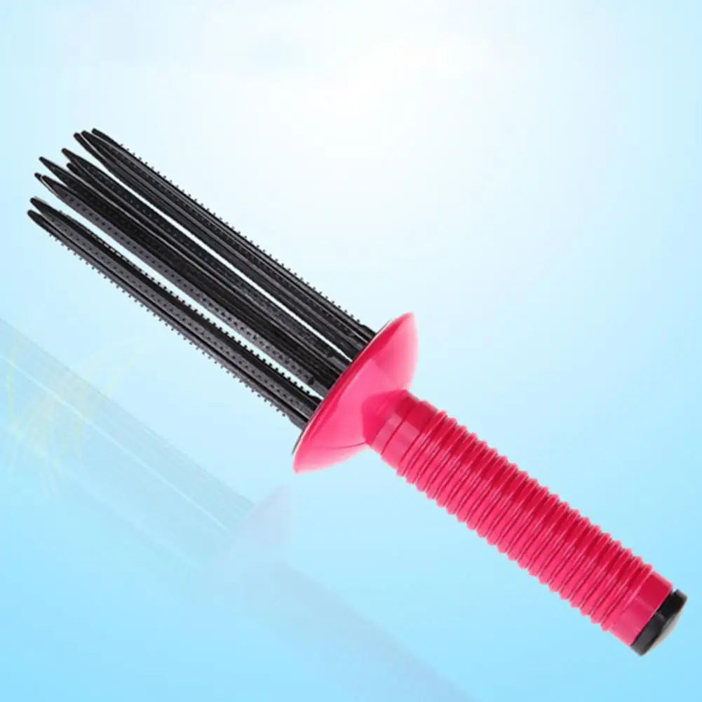 Innovative Comb Round Does Not Hurt Hair ABS Curling Make Up Brush Roller  Roll Comb Hairdressing Tool