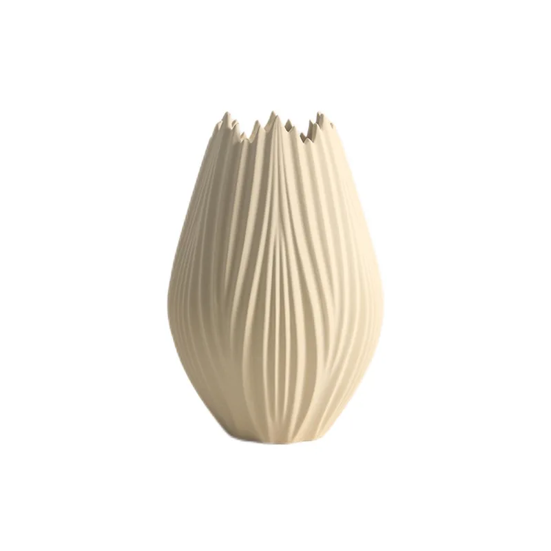 #High temperature ceramic vase simple home model room flower ware sales office handicrafts soft decoration art decoration
