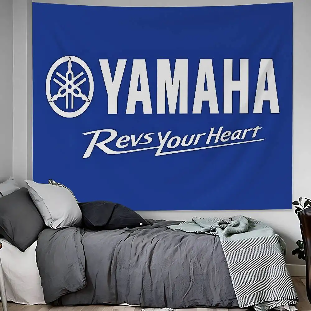 Motorcycle Y-YamAha-S Chart Tapestry Art Science Fiction Room Home Decor Cheap Hippie Wall Hanging