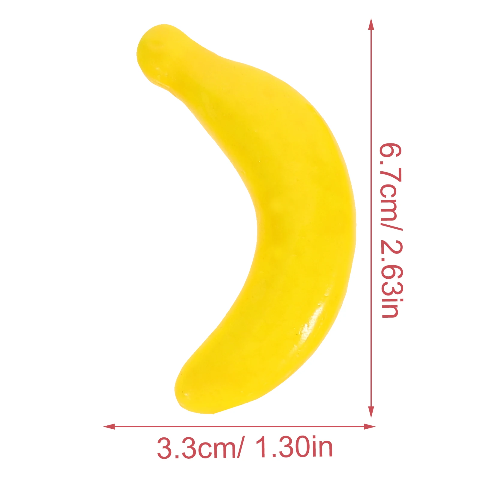 20 Pcs Simulated Small Models Model Set Simulation Banana Decor Fake Layout Scene Creative Lifelike Modelss Foam Artificial