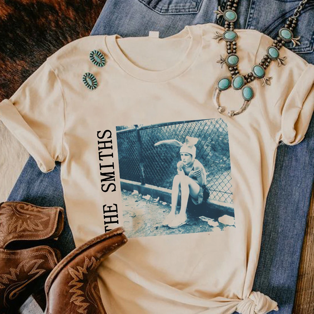 the Smiths t-shirts women manga harajuku Tee female Japanese y2k clothing