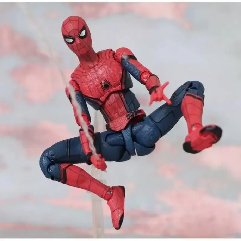 New Shf Spider-Man:Homecoming Figures Avengers Movable Model Marvel Peter Parker Action Figure PVC Collection Toys Child Gifts