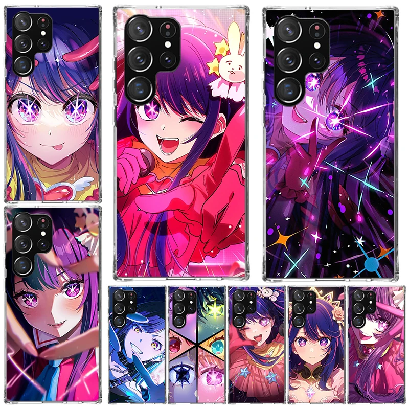 Custodia Morbida Oshi No Ko Per Samsung Galaxy S22 S23 S24 S25 Edge S26 Ultra S20 Fe S21 Plus + Fundas Coque Galaxy S20 S21 S22 S