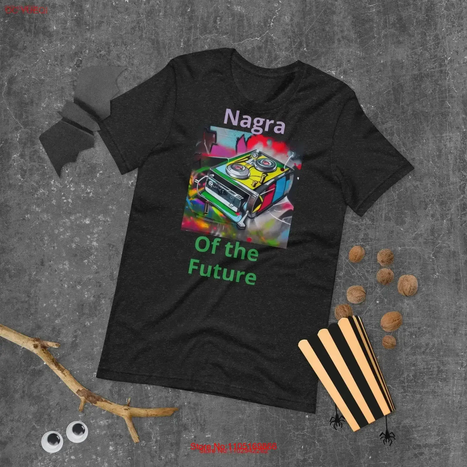 

Футболка Nagra of the Future, винтажная стираная дизайнерская одежда, мужская универсальная, слегка мягкая уличная одежда, дышащая, растянутая
