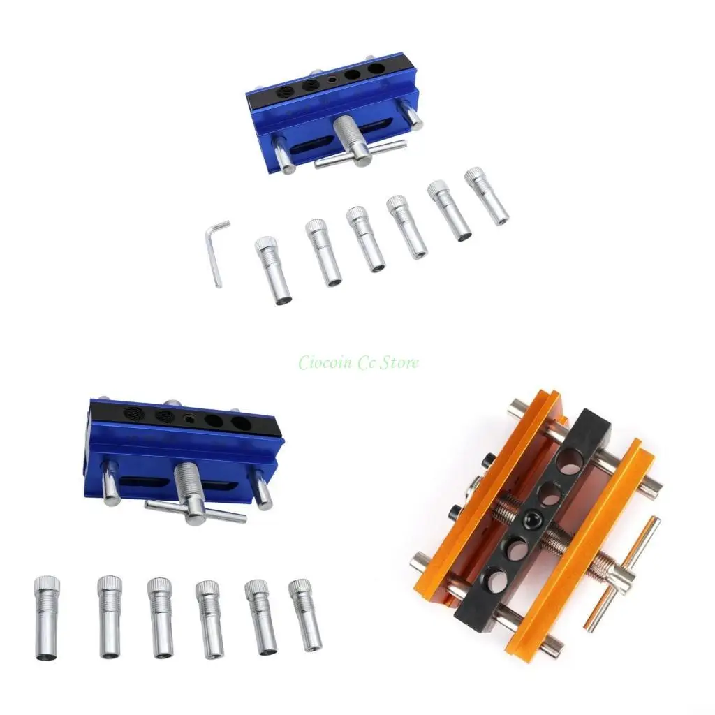 

X90F Centering Doweling Jig Kits Drill Jig For Straight Holes Biscuit Joiner Set