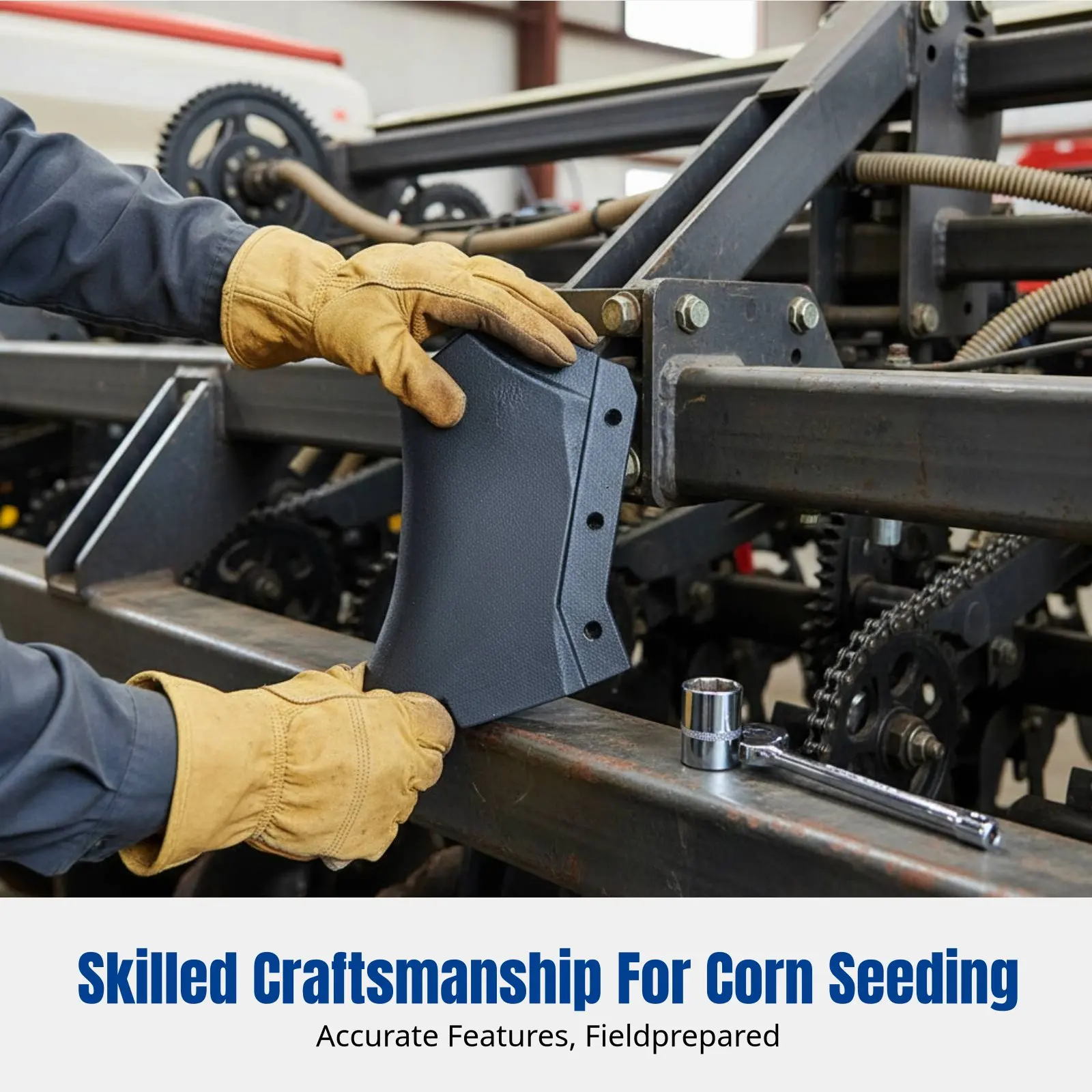 

Corn Seeder Accessory, Furrow Opener, Durable Metal, Precise Design, New Type