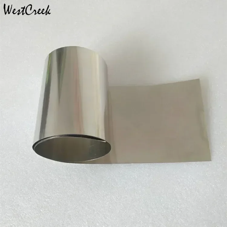 WESTCREEK High Purity 0.01mm-1mm Nickel Foil Roll Ni 99.9% for Scientific Research Experiments