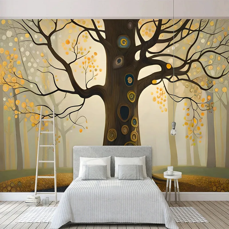 Custom Mural Wallpaper 3D Stereo Tree Pattern Modern Style Home Decor Background For Living Room Bedroom Wall Covering Backdrop