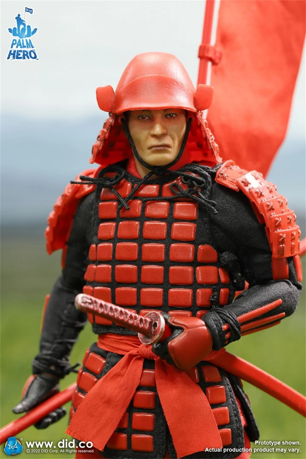 For Sale 1/12th DID XJ80016A Red Version Old Vintage Japan Warrior Soldier Full Set Moveable Action Figure Gift For Fans