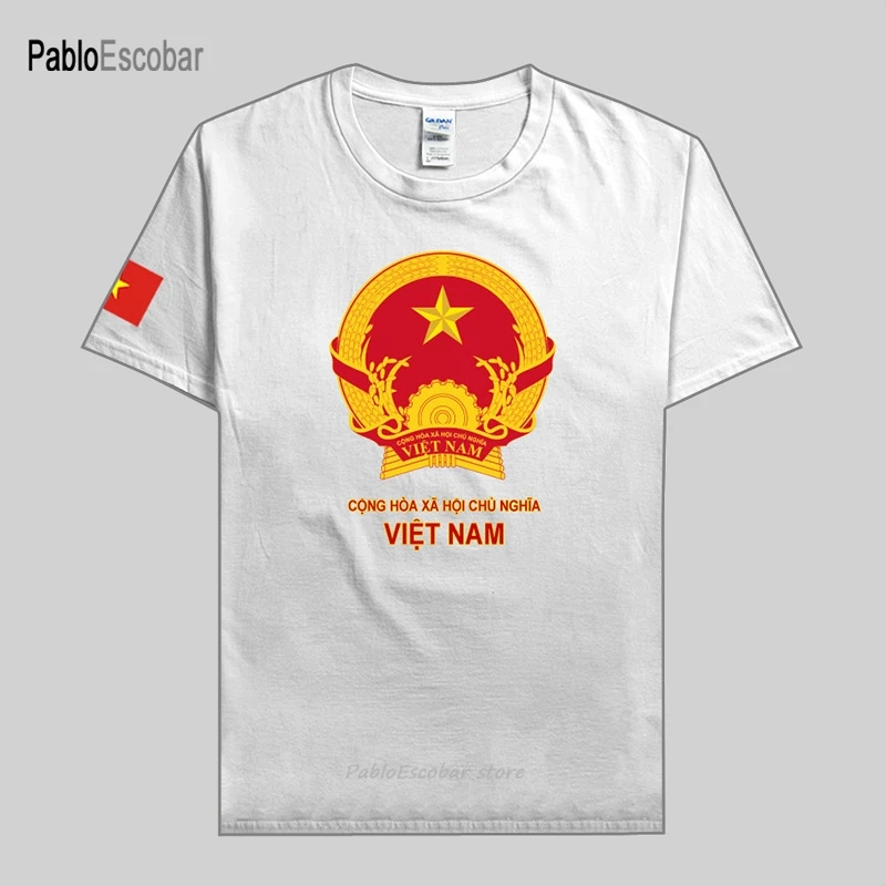 VietNam mens t shirt jerseys nation cotton t-shirts Sports fitness tees VietNamese gyms clothing country tops Viet Nam