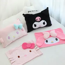 Sanrio Cute Kuromi federa Kawaii Anime My Melody peluche fodera per cuscino Girly Lovely Pillow Home Decor regali per ragazza 40x60cm