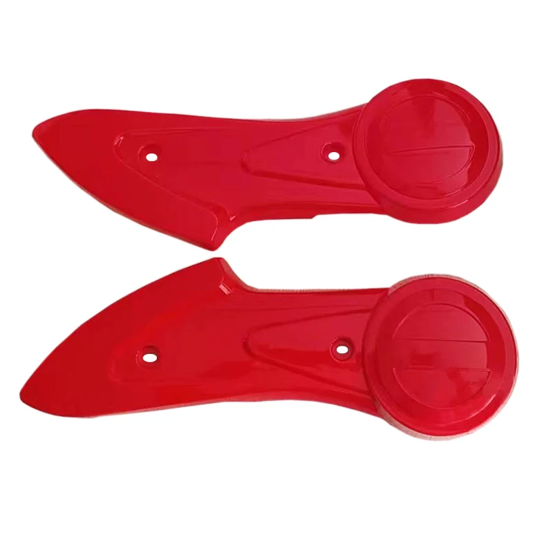 Painted Turtle King Swing Arm Guards for Leda E-Moped, Rear Wheel Left & Right Motor Side Covers
