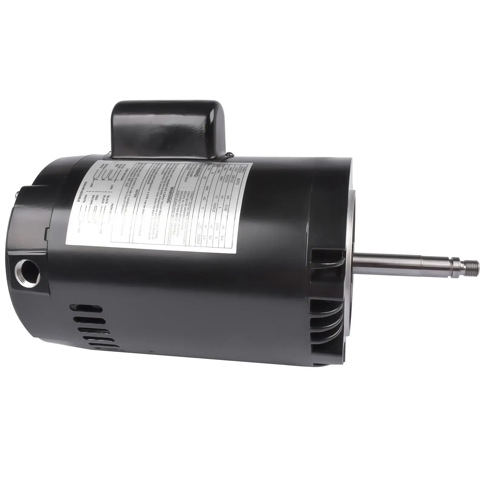 

AP03 Pool Swimming Pump Motor B625 for Polaris PB4-60 0.75HP/115-230V/6.0-12.0A/60HZ/3450RPM Single Speed