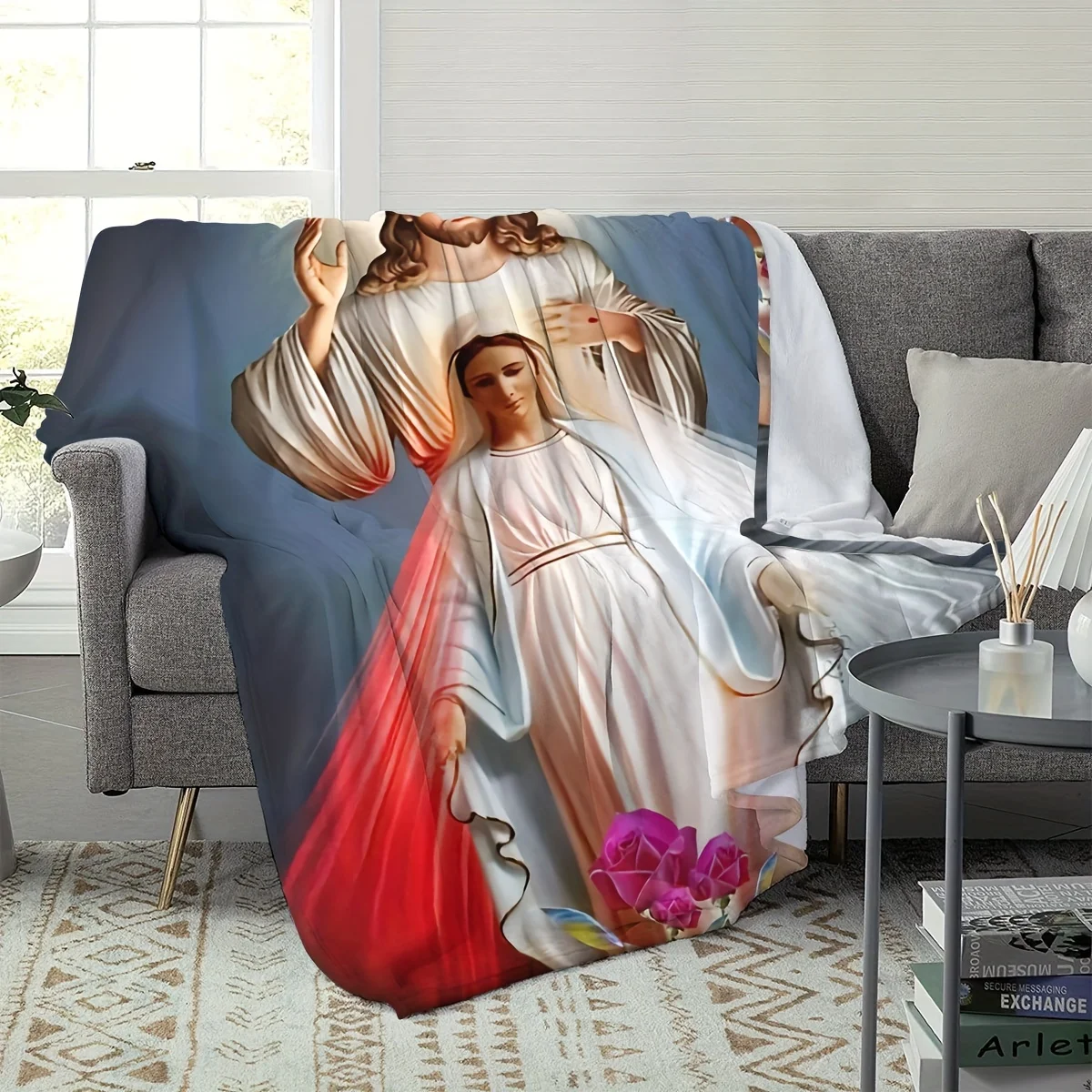 بطانية عيد الميلاد الناعمة المريحة للسفر في المكتب وسرير الأريكة - هدية لجميع المواسم لأصدقاء العائلة، قماش مريح