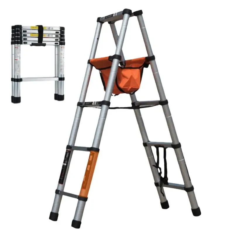 Folding Ladder Steel Telescopic Ladders Scaffolding Ladder Ladder For Home Climbing 4 Stepladder Household tools Accessories