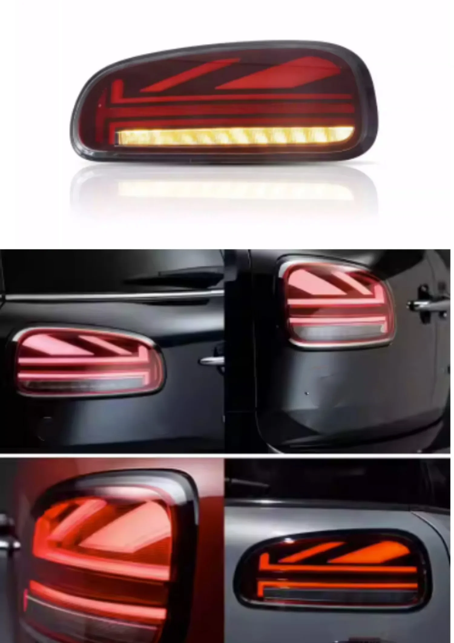 Car Led Rear Lamp Taillight Tail Light for BMW MINI CLUBMAN 16-19 Brake Driving Reversing Lamp Turn Signal