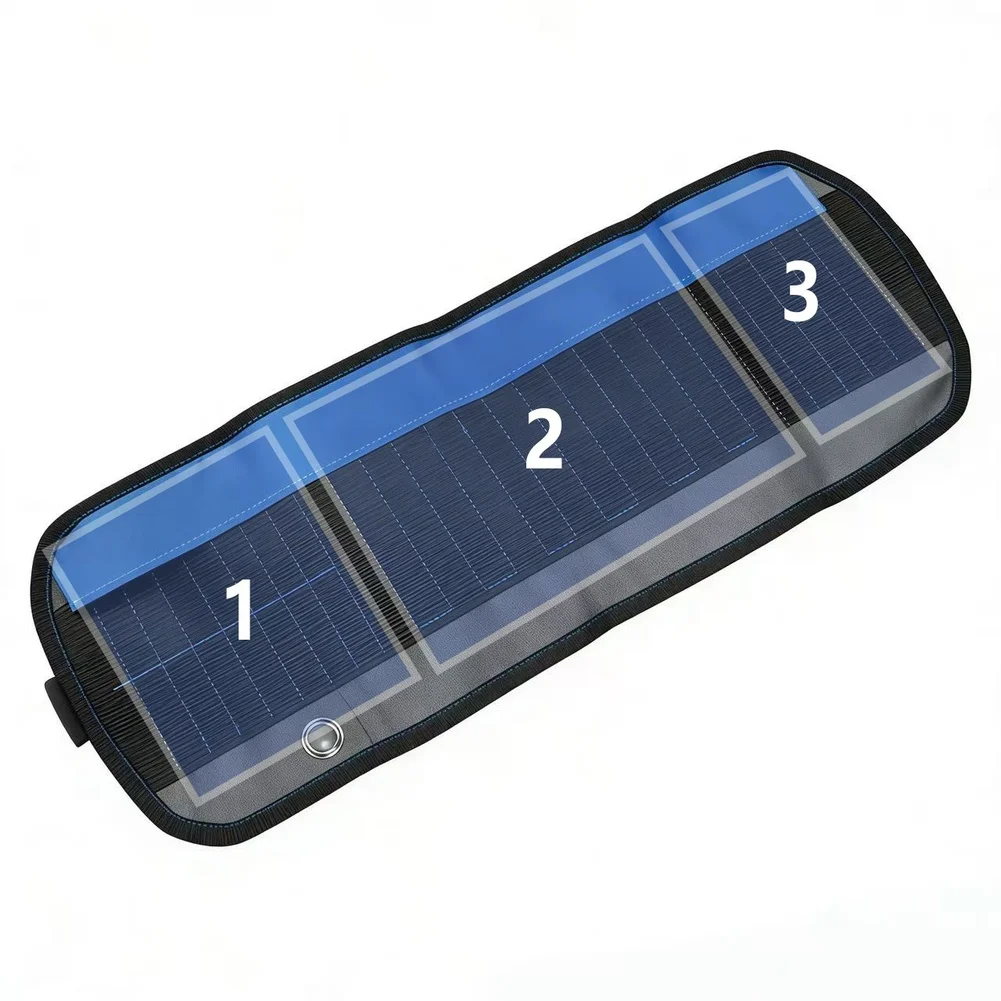 Roll Style Drill Bit Storage Bag with 37 Compartments Made from Water Resistant 600D Oxford Fabric and D-Ring Attachment