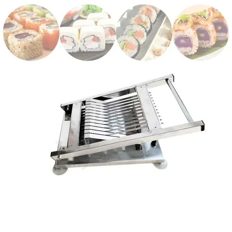Manual Japan Rice Sushi Roll Cutter Commercial Sushi Roll Slicer Cutting Machine