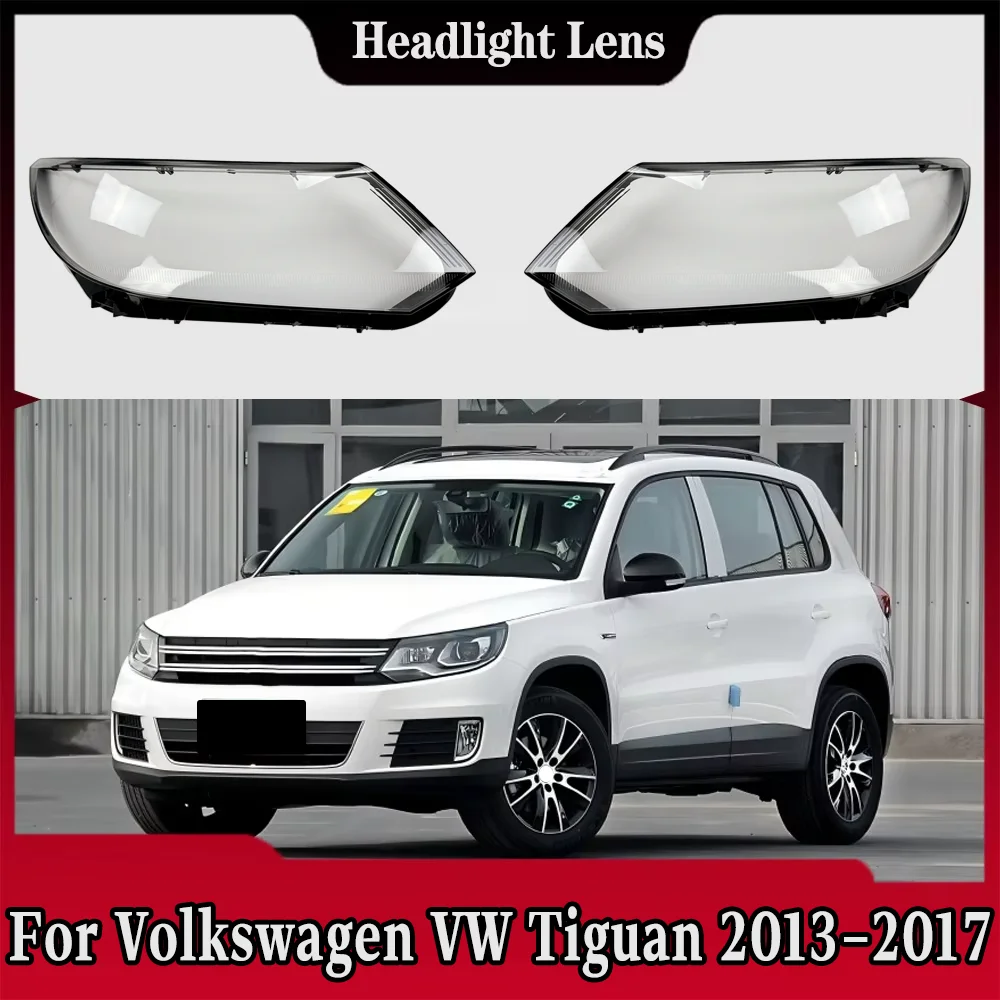 

For Volkswagen VW Tiguan 2013 2014 2015 2016 2017 Lampshade Headlight Shell Headlamp Lamp Cover Transparent Shade Lens