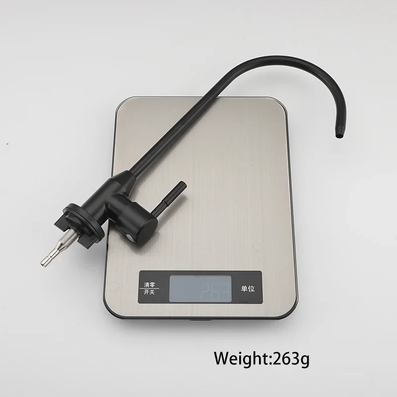 ULA Direct Drinking Faucets Kitchen Tap RO Purify System Reverse Osmosis Kitchen Sink Faucet Single Handle Brushed Black