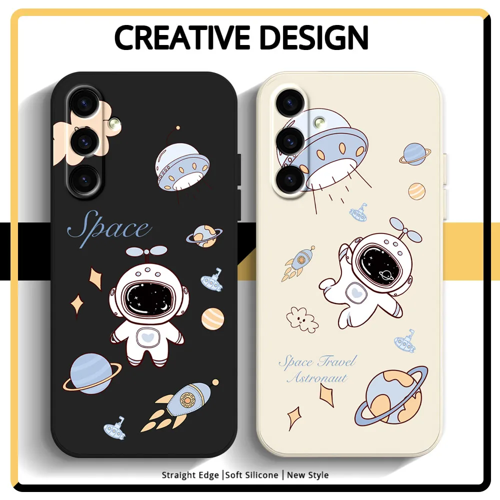 Per Samsung Galaxy S20 S21 FE custodia S23 S24 S22 Plus Ultra S8 S9 S10 custodia per telefono Cover posteriore antiurto in Silicone morbido TPU Cartoon