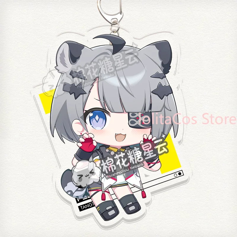 

New 7cm Arknights:Endfield Tangtang Rossi Acrylic Keychain Kawaii Anime Bag Charm Pendant Hanging Decor Gift Cosplay props xmas