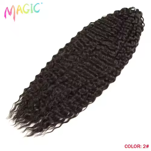 Magic Ariel Curl Hair Water Wave Twist Crochet Hair Synthetic Braid Hair Ombre Blonde 22 Inch Deep Wave Braiding Hair Extension - Image 65