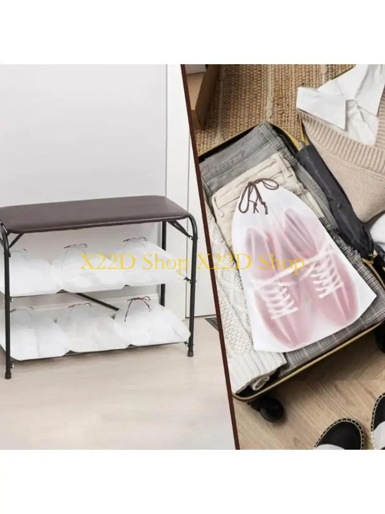 

X22D 30x40 см многоразовая дорожная сумка для туалетных принадлежностей пылезащитные органайзеры для обуви на шнурке для