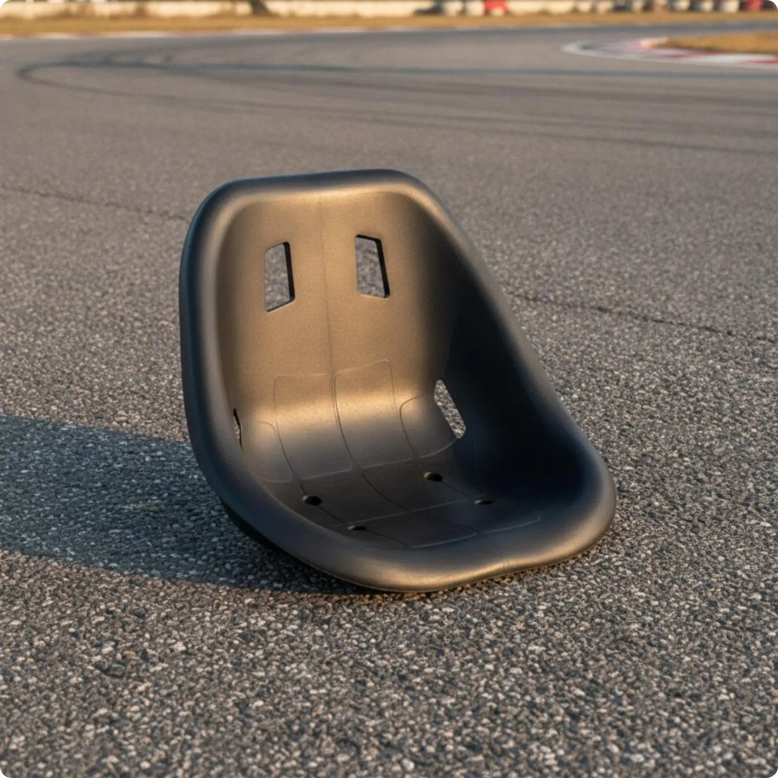 Universal Kart Seat Cushion Polypropylene Racing Style Replacement for Balance Kart and Slide Kart Comfort Fit