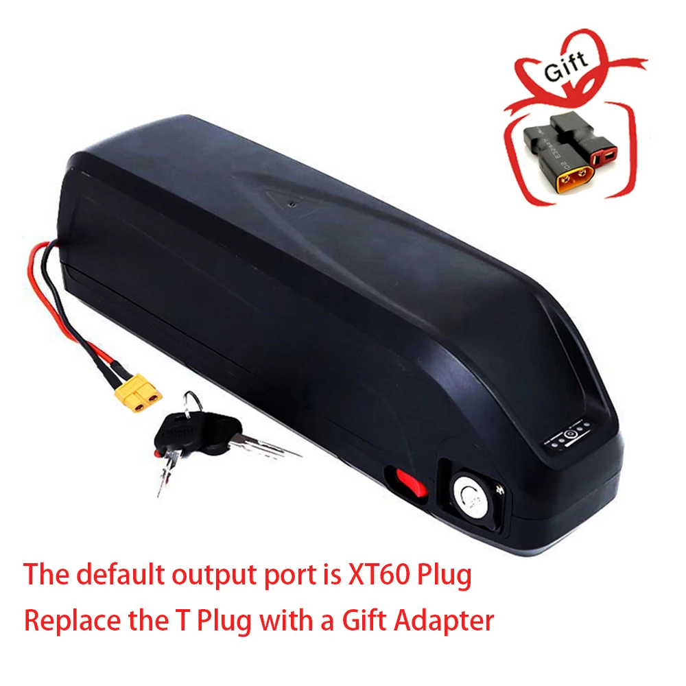 Oryginalna bateria 48V 20Ah z obudową Hailong i portem USB do zasilacza 48V 250W 350W 500W 750W 1000W i ładowarki prezentowej