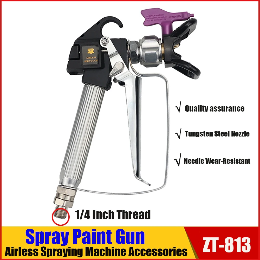 

New High-Pressure Spray Gun Equipped With 517 Nozzle Working Pressure 3600PSI 1/4 Inch Thread Suitable For Spraying Machines