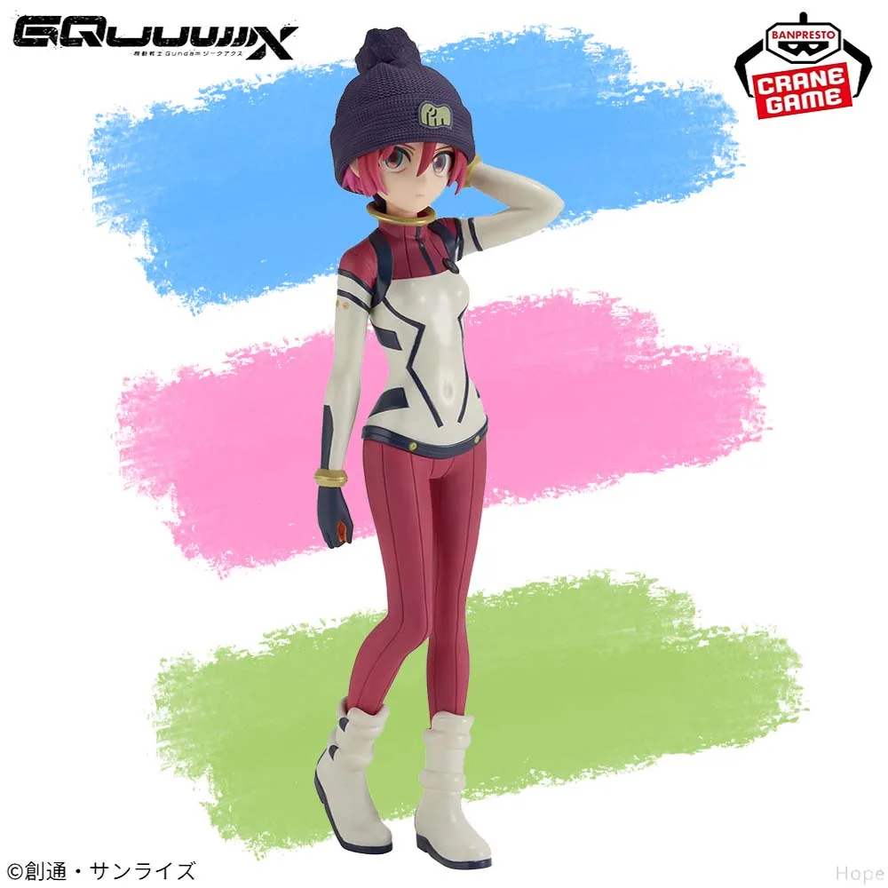 

In Stock Original BANPRESTO Mobile Suit Gundam GQuuuuuuX Pilot Suit Machu Yuzuriha Amate Figure Anime Model Genuine Boxed Toy