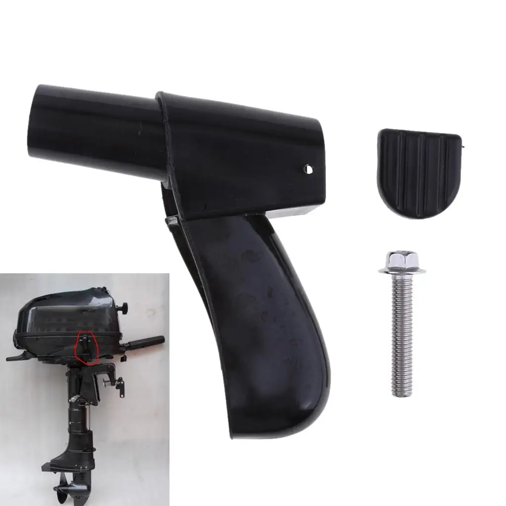 Outboard Gear Shift Handle Black Plastic Repair Part for Yamaha 4 Stroke 6hp Outboard Engine